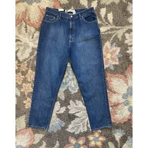 NEW Gap Jeans Womens 16 Denim Classic Sandblasted Tapered Leg Y2K Vintage Pants